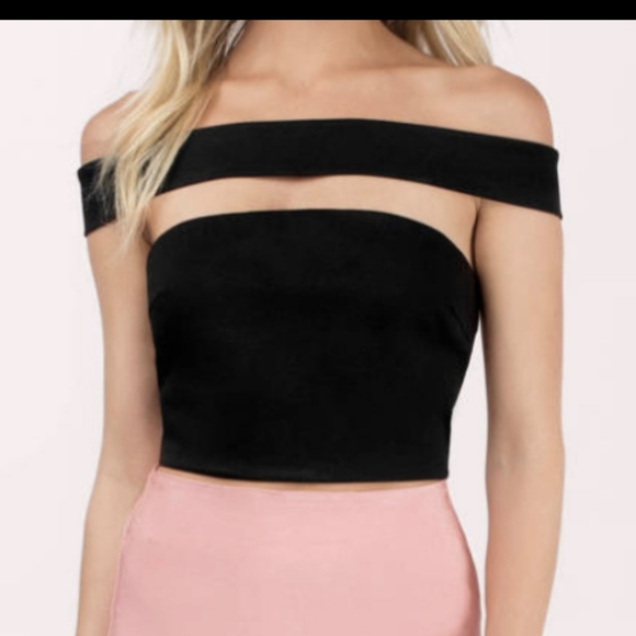 Sexy Crop top off shoulder New Claudia Tobi - Picture 1 of 2